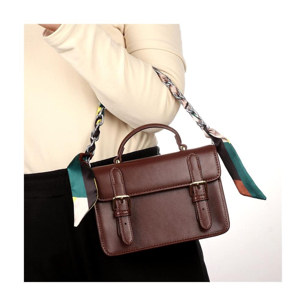 Schöner DIY Umhängeketten-Set Taschengurte Silberschal & Ersatzgurt - Stil11