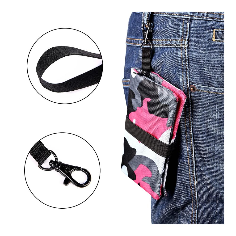 Tabaktasche für Damen Stilvolles Zigarettenetui & Tabakbeutel mit Fächern für 30/50g Tabak Drehertasche inklusive Platz für Filter Blättchen und Feuerzeug