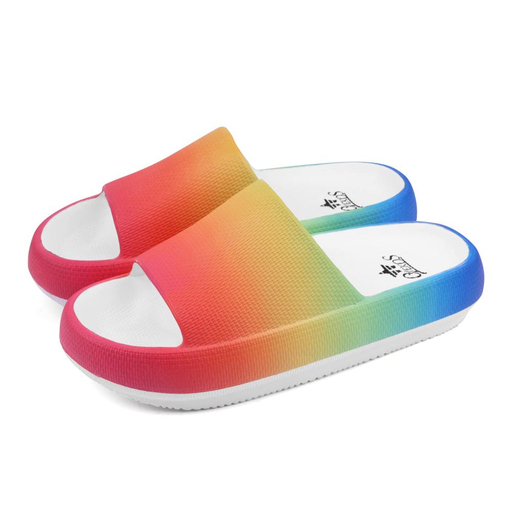King Glory Dusch- & Badeschuhe für Damen und Herren – Rutschfeste Badelatschen mit Dicker Sohle für Schwimmbad Strand und Zuhause