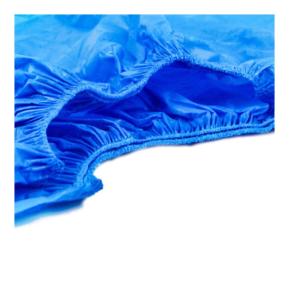 100er Pack rutschfeste blaue Einweg-Schuhüberzieher - Wasserdichte Einheitsgröße für Schutz von Schuhen Teppichen & Böden - Haushaltszubehör