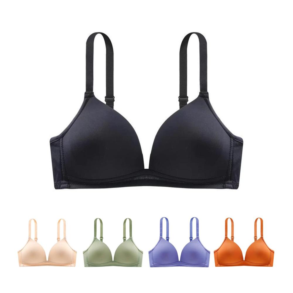 Nahtloser Minimizer-Push-Up BH für Damen | Komfortabler bügelloser Sport-BH ohne Bügel | Bequeme Unterwäsche mit Haltungskorrektur | Alltags-Bustier für Damen mit großer Brust | Atmungsaktiver Damen-BH für optimale Unterstützung