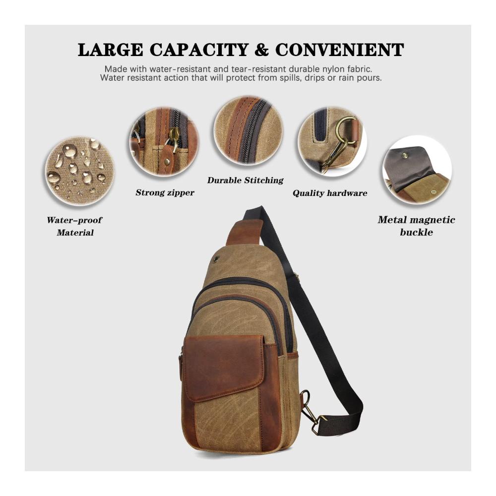 Schultertaschen Unisex Moderne Gepäck-Brusttasche für stilbewusste Reisende