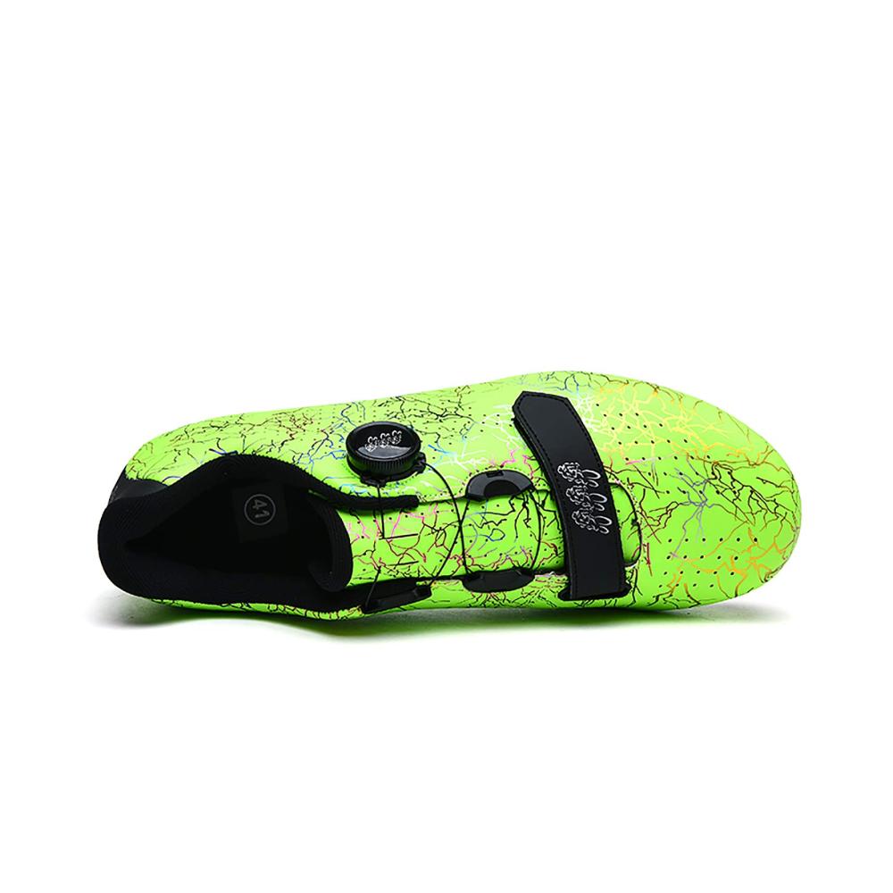 Rennradschuhe Herren - Leichte Kohlefaser-Schuhe mit Anti-Rutsch-Sohle und Reflektierenden Streifen
