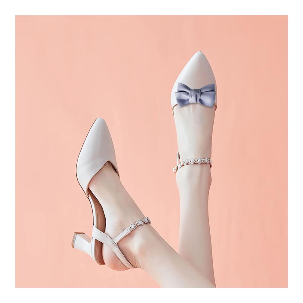 Mini-Schuhclips aus Leder - Dekorative Bonbonfarben für High Heels Pumps Sandalen & Flats