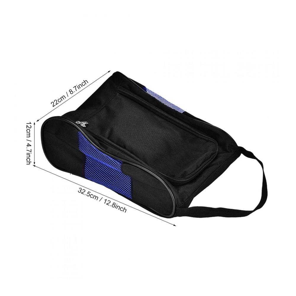 Golfschuh Tasche mit Belüftung – Tragbare Atmungsaktive Aufbewahrungstasche für Sportschuhe (2 Farben