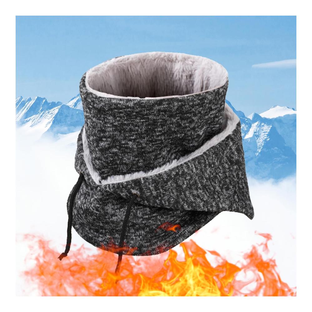 Winddichte Sturmhaube mit Fleece-Futter für Herbst und Winter | Vollgesichtsschutz für Outdoor-Aktivitäten Skifahren und Reiten | Verstellbarer Kordelzug | Kälteschutz-Kationischer Sport-Hut