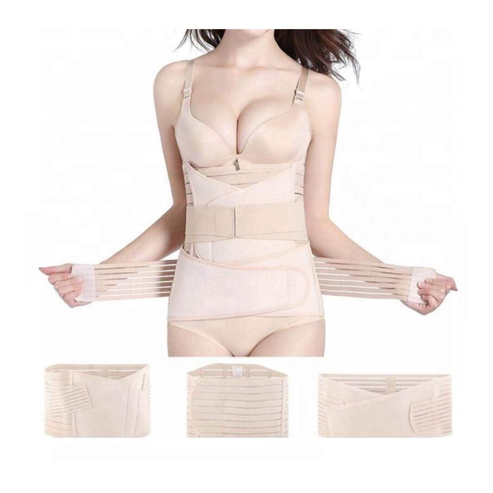 3-in-1 Postnatale Bauchbänder für C-Abschnitt Erholung und Taille/Becken Unterstützung - XXL Taille Trainer und Body Shaper