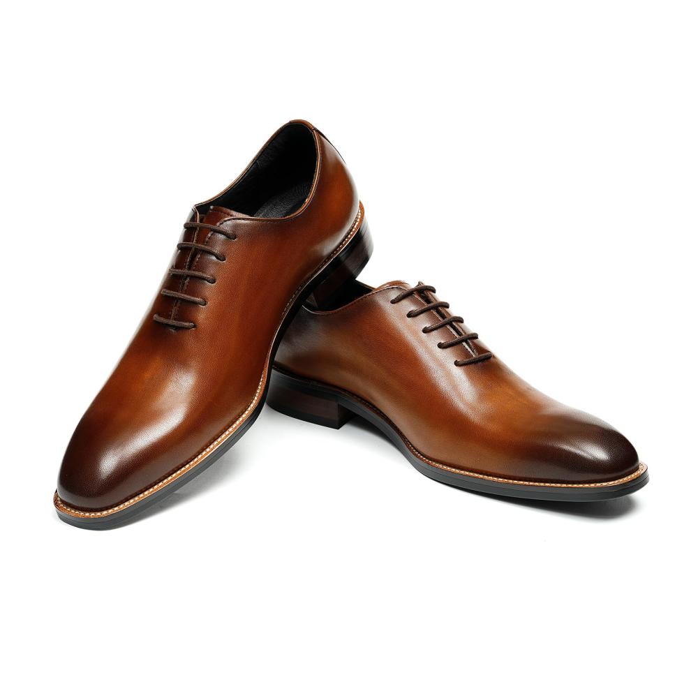 Herren Oxfords aus Leder – Elegante Business-Schnürschuhe für Hochzeit Party & Arbeit