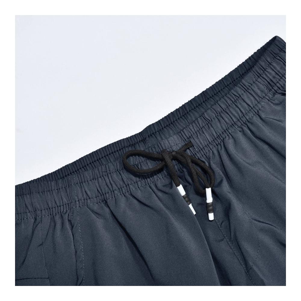Herren Graue Jogginghose Leichte Sweatpants mit Stretch Reißverschluss-Taschen & Luftigem Design