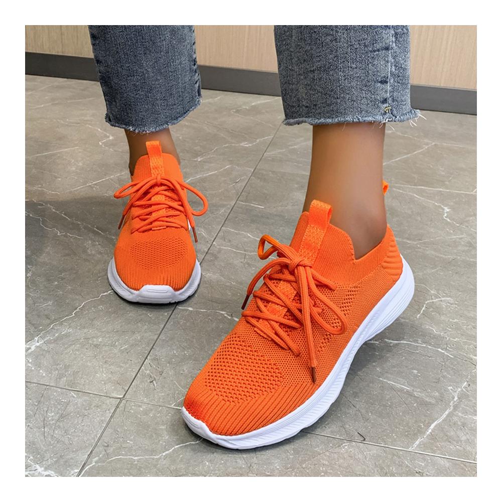 Damen Straßenlaufschuhe Leichte Sportschuhe mit Luftpolster Atmungsaktivität und Komfort für Fitness Jogging und Freizeit - A275