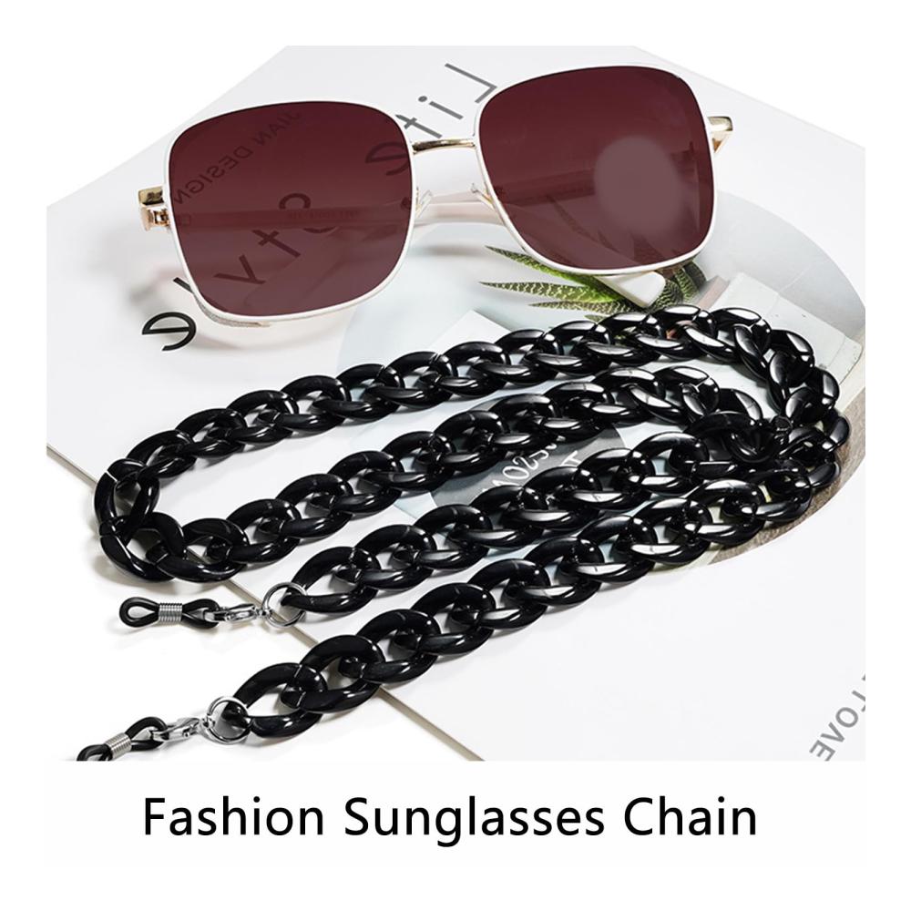 3er Set Acryl Brillenketten Wasserfestes Sonnenbrillenband | Anti-Drop Sunglass Straps für Sport- und Lesebrillen