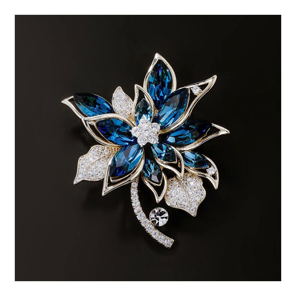 Blumenbrosche für Frauen Modisches Accessoire & Ideales Geschenk