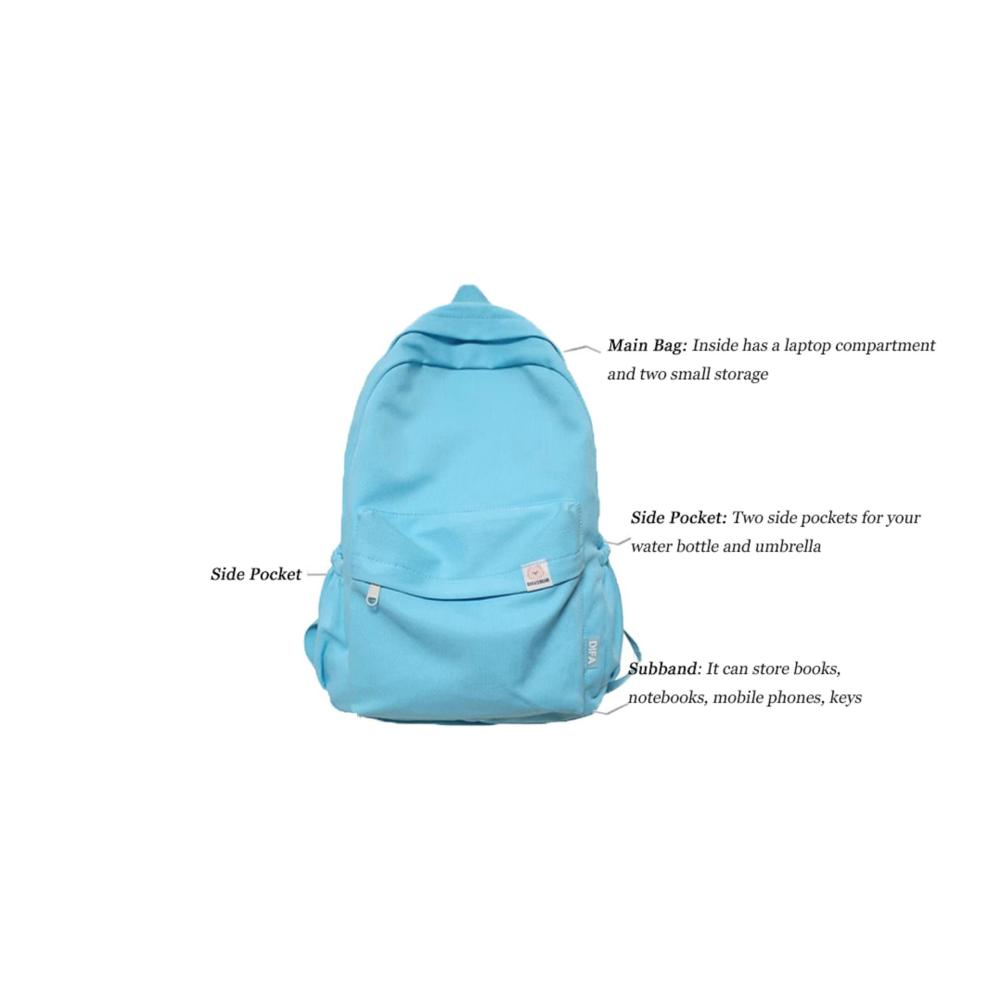 Salbeigrüner Schulranzen Großer Freizeitrucksack für Teens - Stilvoller Rucksack für Mädchen und Jungen mit viel Platz
