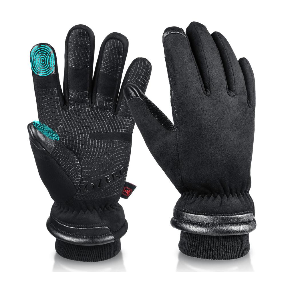 Wasserdichte Herren Winterhandschuhe mit Touchscreen-Funktion - Ideale Skihandschuhe und Motorradhandschuhe
