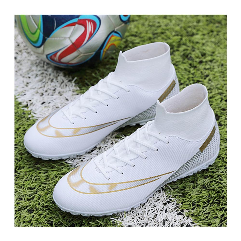 Fußballschuhe Puvvtyi für Herren Leicht und Stollenfrei - Ideale Fussballschuhe für Jungen und Mädchen