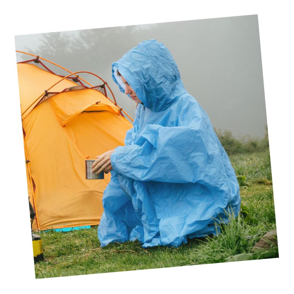 20 Stück Transparente Einweg-Regenponchos für Kinder & Erwachsene | Kapuzen Regenanzüge aus Kunststoff | Praktische Regenjacken & -mäntel