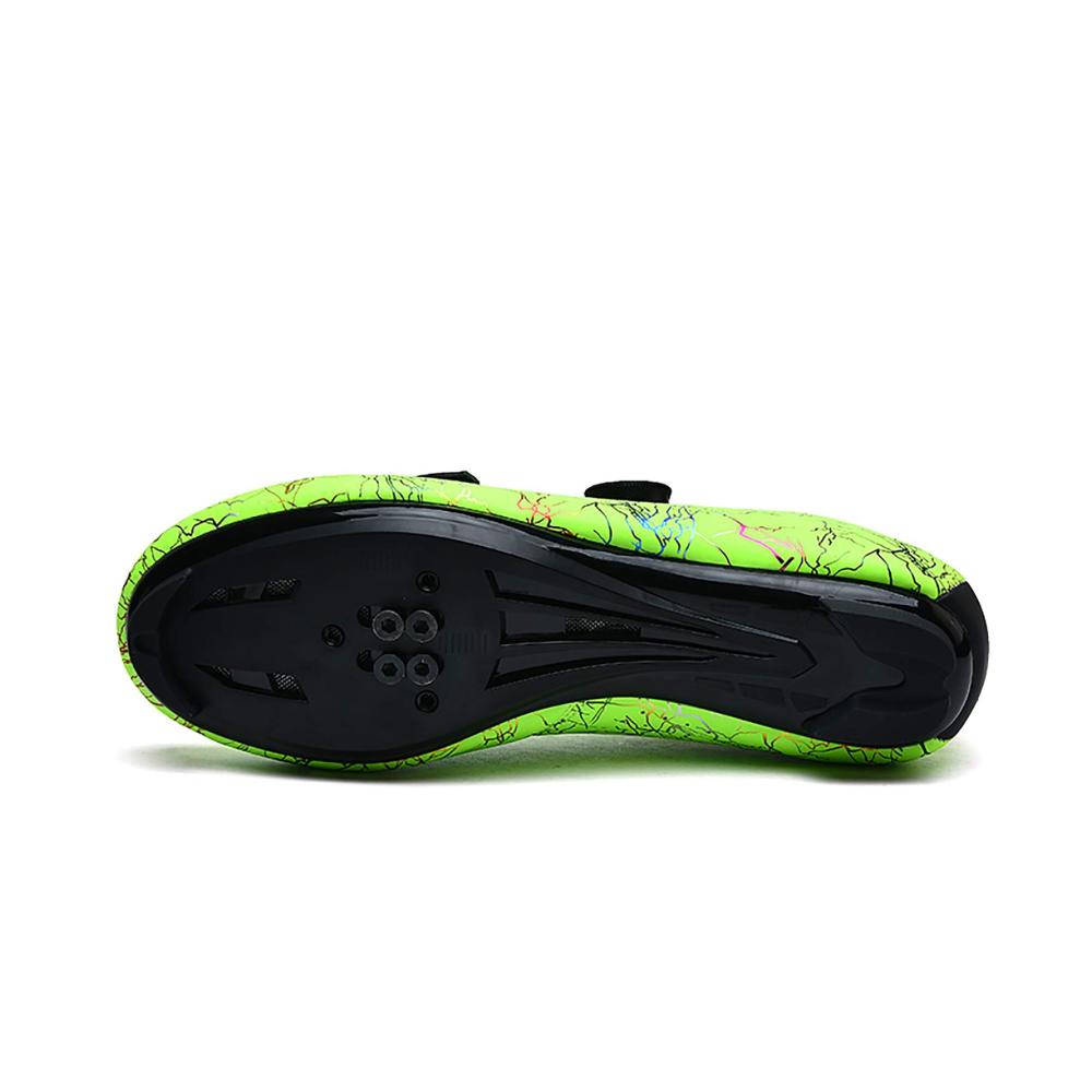 Rennradschuhe Herren - Leichte Kohlefaser-Schuhe mit Anti-Rutsch-Sohle und Reflektierenden Streifen