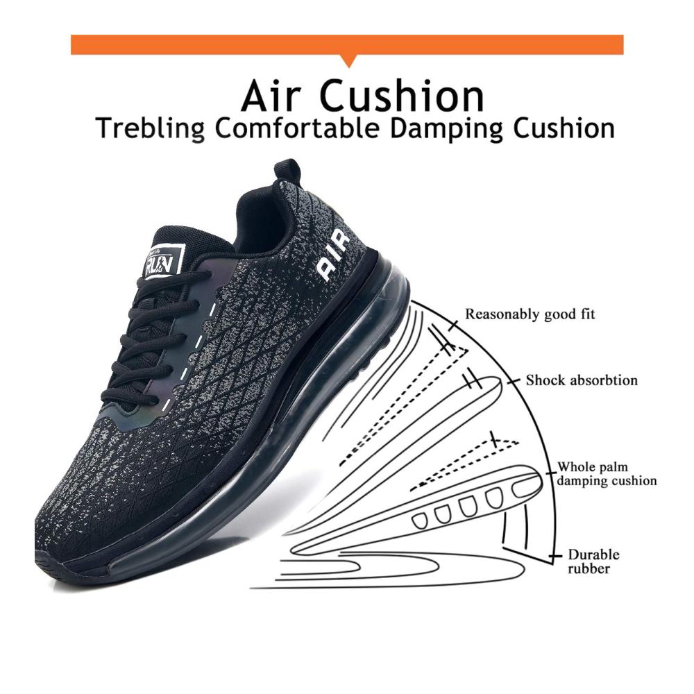 Outdoor Fitnessschuhe für Herren und Damen – Leichte Laufschuhe ideal für Joggings Tennis Straßenlauf und Fitness im Freien – Bequeme Sportschuhe und Sneaker für Gym und Traillauf in Größen 36-47