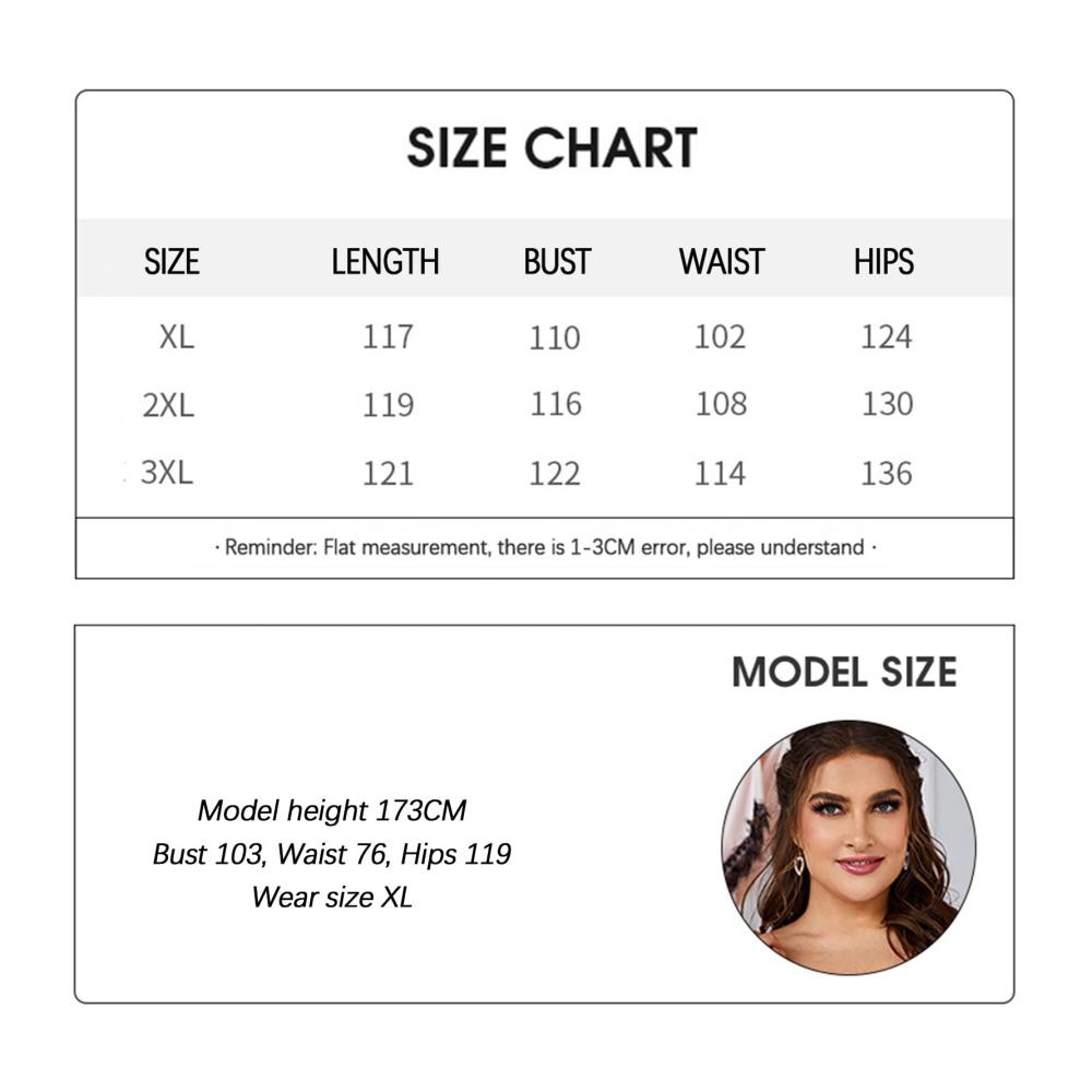 Satin Negligee Damen Nachthemd mit Spitze - Sexy Lingerie Dessous für Damen in XL-3XL - Elegantes Spaghetti-Träger-Kleid für Plus Size Sleepwear