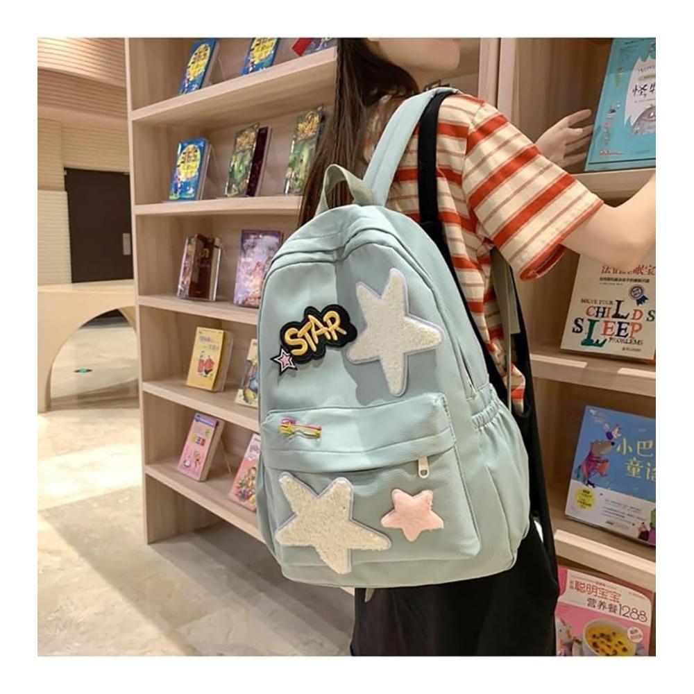 Y2K Schulranzen Trendiger bunter Rucksack für Schule und Reisen – Süßer Wanderbegleiter für Kinder und Jugendliche