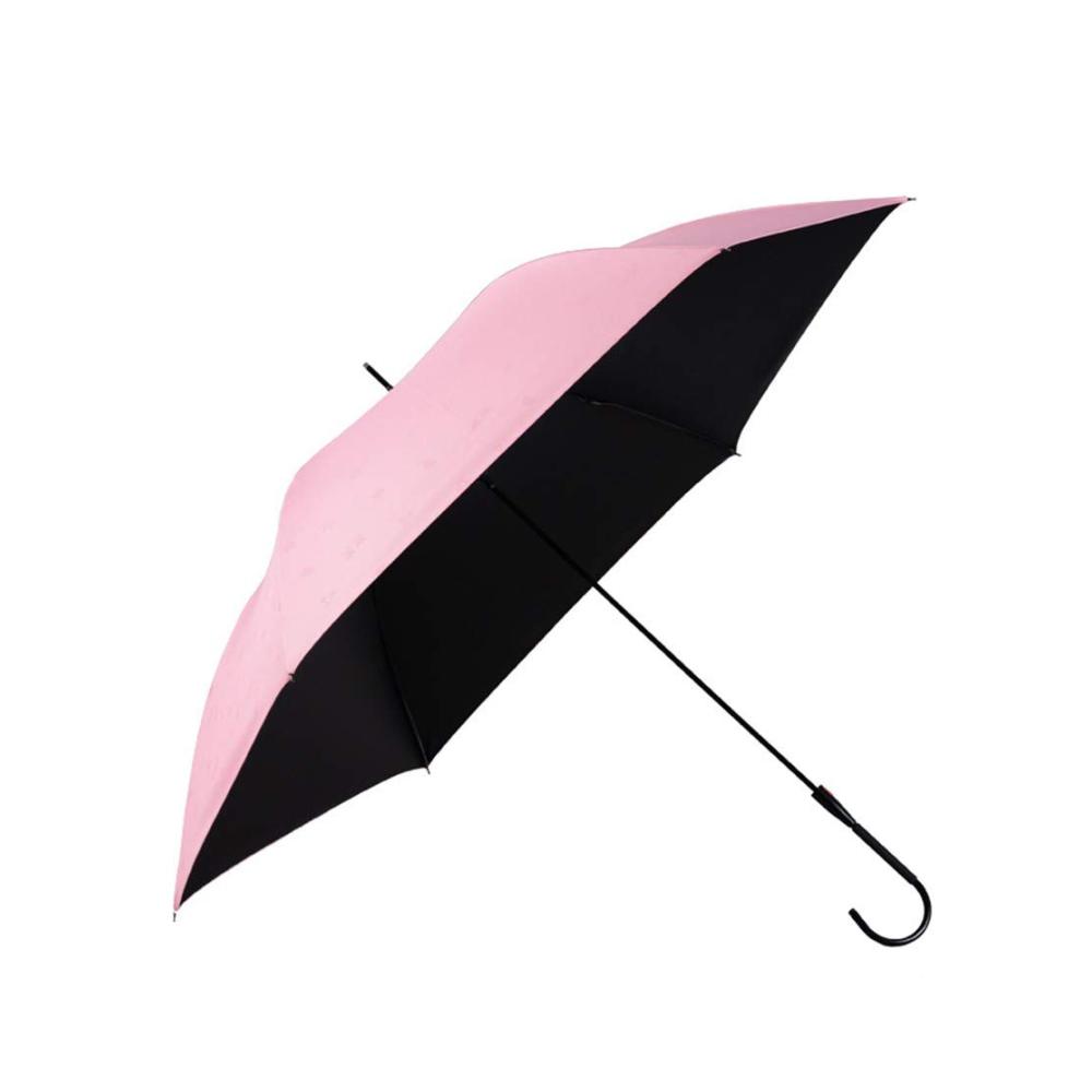 Klarer UV-Schutz Taschenschirm - Stilvoller kompakter Regenschirm mit frischem Druck und geradem Vinyl-Design