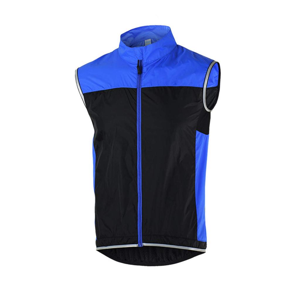 Herren Fahrradweste - Leichte Radtrikot Jacke für Radler Ärmellos Wasserabweisend Atmungsaktiv Regenmantel - Cycling Jersey Bike Jacke in sportlichem Design