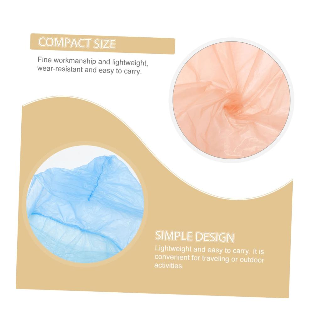 20 Stück Transparente Einweg-Regenponchos für Kinder & Erwachsene | Kapuzen Regenanzüge aus Kunststoff | Praktische Regenjacken & -mäntel