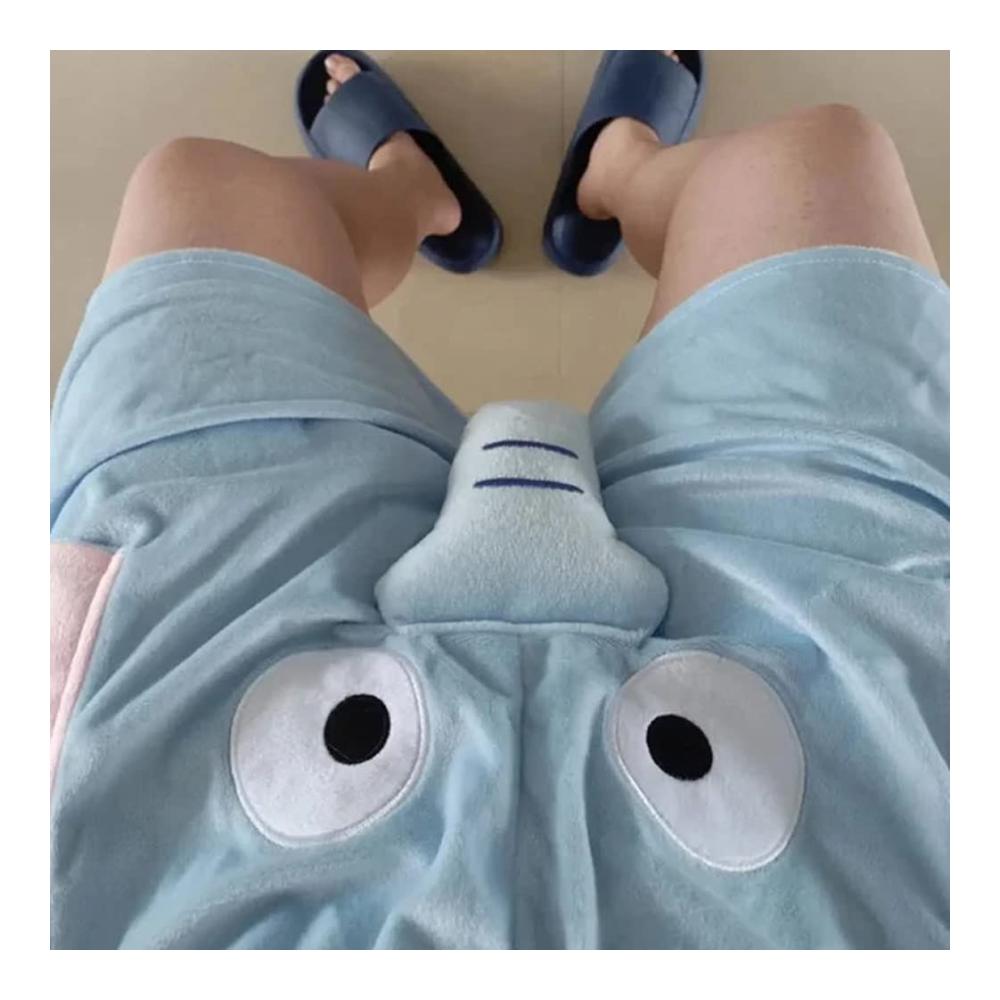 Elefanten-Print Unisex Shorts Lustige Fliegende Paare Schlafanzug-Look Neuheit & Komfort
