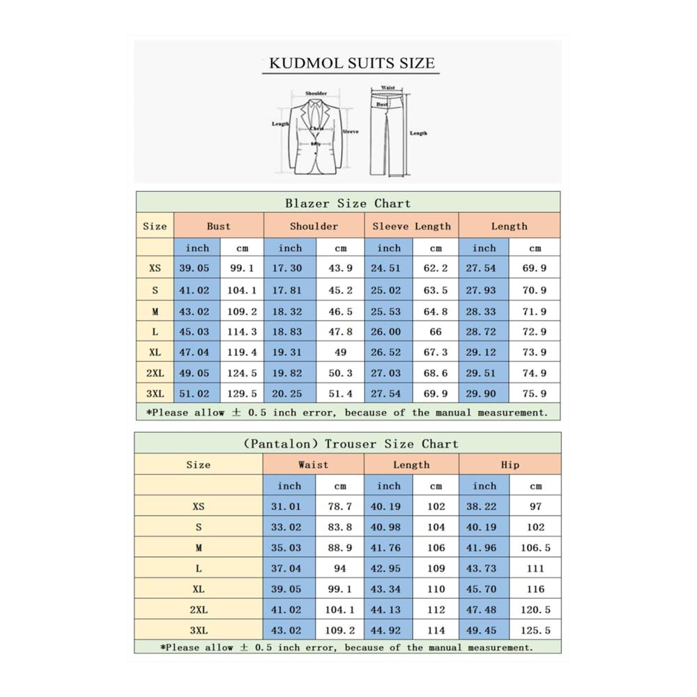 3-teiliger Slim-Fit-Anzug für Männer Business Hochzeit formales Abendessen - Klassischer Blazer Weste Hose Set