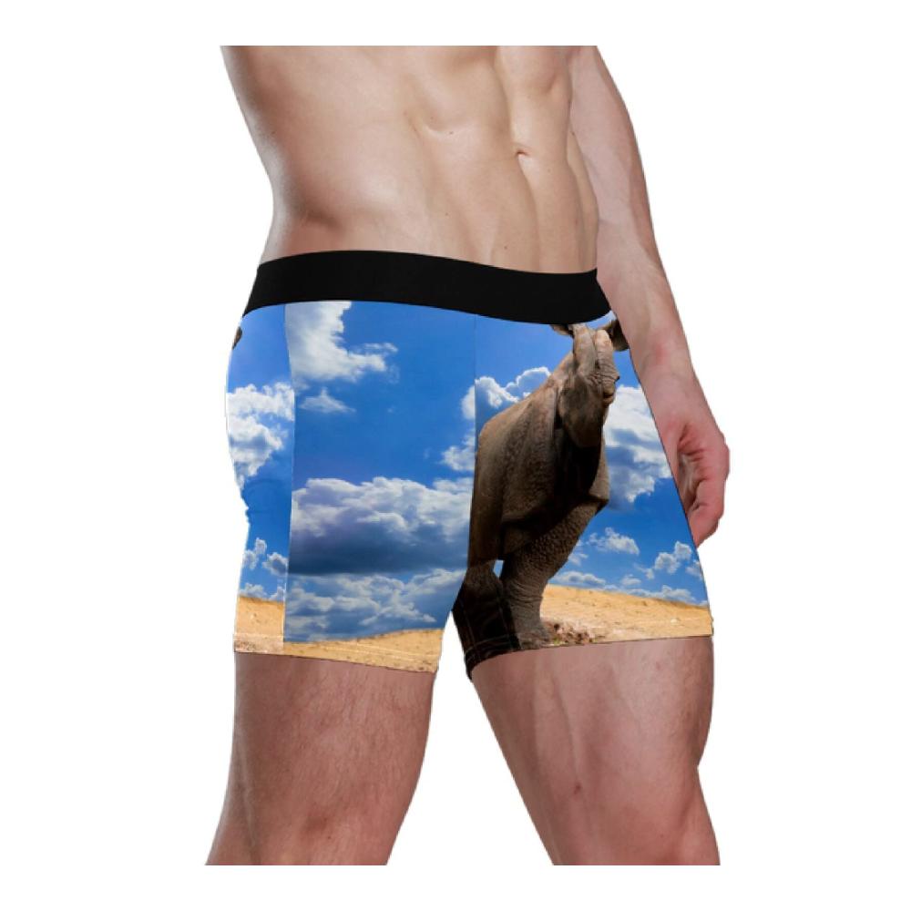 Herren Boxershorts - Pachyderm Sky Design 1er Pack Stretch & Atmungsaktiv