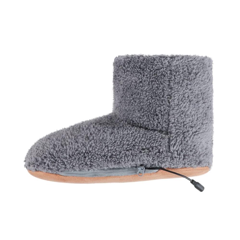 Beheizbare USB-Hausschuhe | Elektrische Fußwärmer aus Plüsch | Rutschfeste Hüttenstiefel für Herbst und Winter | Indoor-Wärmepantoffeln mit weicher Sohle