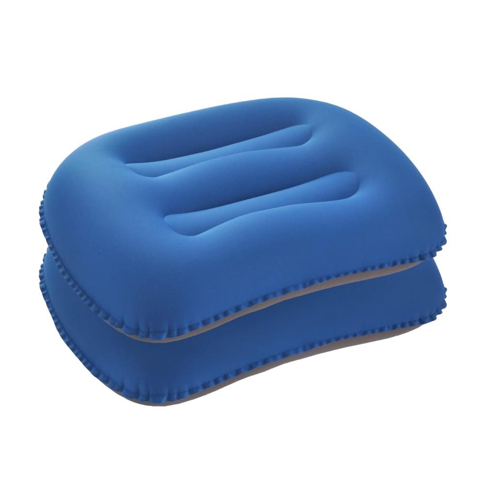 Aufblasbares Campingkissen - Leichtes TPU Reisekissen für Outdoor Wandern Strand Auto - 2er Set Ideal für Büro & Unterwegs