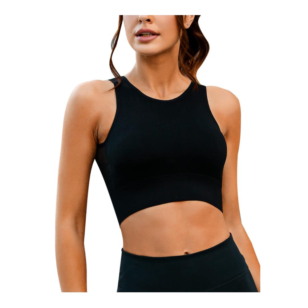 Damen Sport-BH mit Starker Halt Bügellos Gepolstert für Fitness Laufen Joggen und Yoga