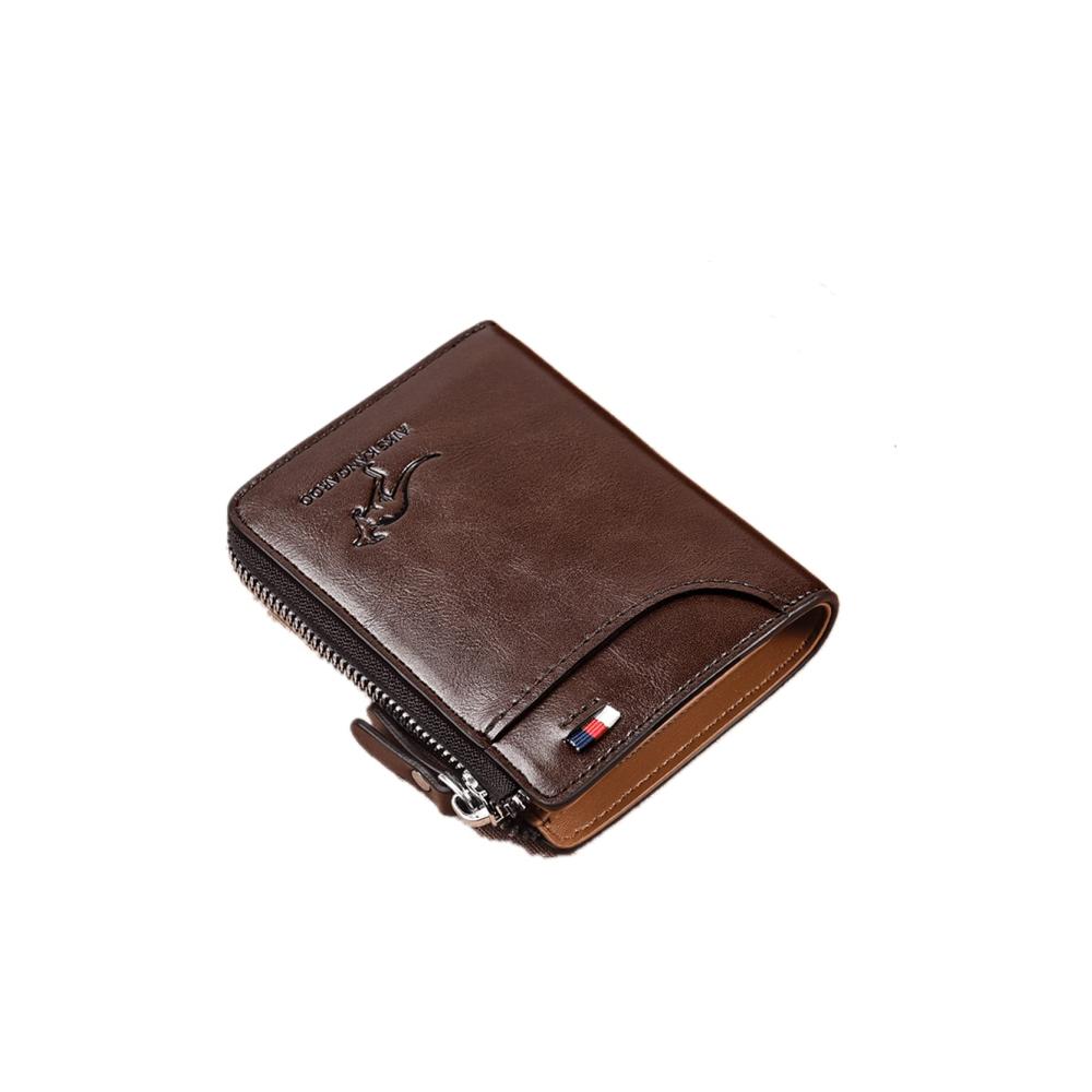 Herren Geldbörse mit RFID-Blockierung | Große Kapazität 13 Kartenfächer | Schlankes minimalistisches Design | Bifold Fronttasche und ID-Fenster