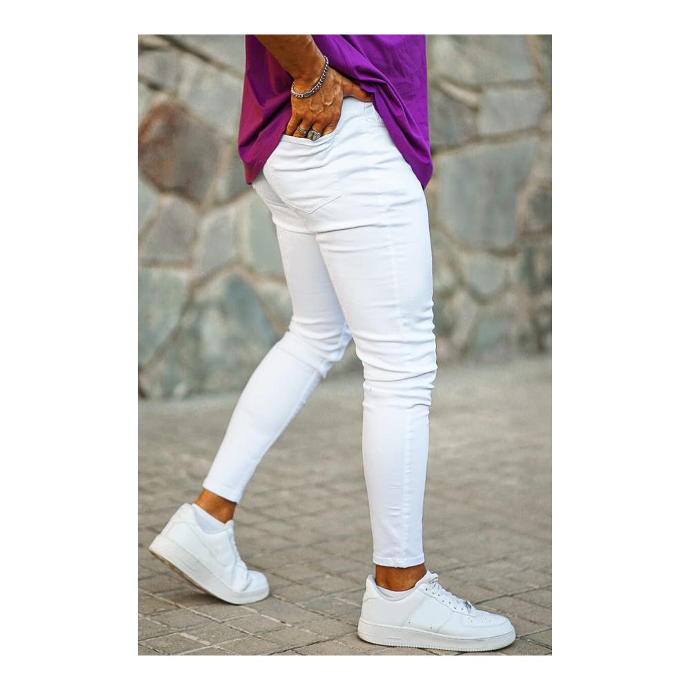 Skinny Stretch Jeanshose Herren | Designer Denim Hose | Männer Slim Fit Jeans - Trendige Herrenjeans