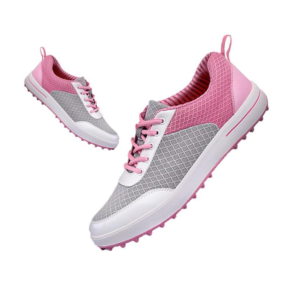 Leichte Spikeless Golfschuhe für Damen – Atmungsaktiv rutschfest ideal für Outdoor- und Indoor-Golftraining