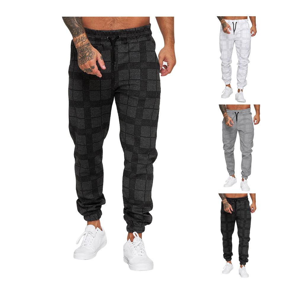 Herren Jogginghose für den Winter - Bequeme moderne Sport-Hose mit Streifenmuster und Kordelzug für lässiges Joggen