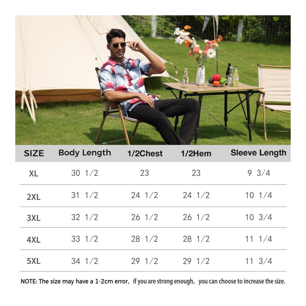 Herren Poloshirts Atmungsaktive Outdoor-Sport T-Shirts mit Schnelltrocknung für Golf - Leichte bedruckte Kurzarm Hemden für den Sommer