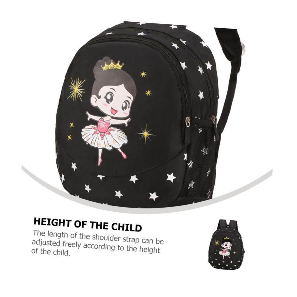 Ballett Rucksack-Set Tanz-Rucksack mit Kordelzug Schultasche Aufbewahrung für Ballettschuhe Mädchen Lateinischer Tanz Oxford Kind