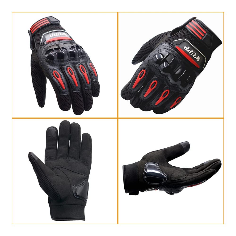 Motorradreithandschuhe Touchscreen Motorrad-Vollfingerhandschuhe für Radfahren ATV Jagd Wandern - Schwarz XXLarge