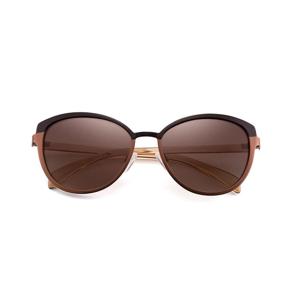 Übergroße Damen Sonnenbrille Mode Katzenaugen Designer Spiegelgläser UV400 Schutz