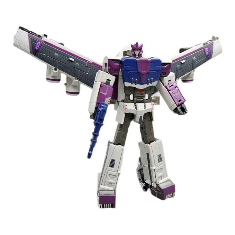 Transformers Third-Party Deluxe Edition UT Three-Change Warrior Y-01 Space Shuttle Tank Truck Action Figure - Hochwertige Schnürhalbschuhe inspiriert von La Chute De Cybertron und Movie Series - 25cm Höhe
