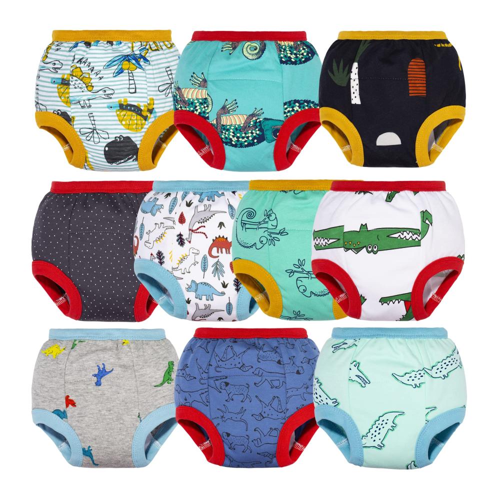 10er Packung BIG ELEPHANT Trainerhosen für Jungen | Töpfchen-Trainingshose & Baby-Unterwäsche
