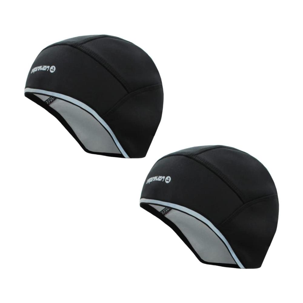 EMPIRELION Herren Strickmütze - Winter Fahrradhelm-Innenfutter Polarfleece Beanie mit Totenkopf - Sportliche Warme Mütze für Outdoor-Aktivitäten