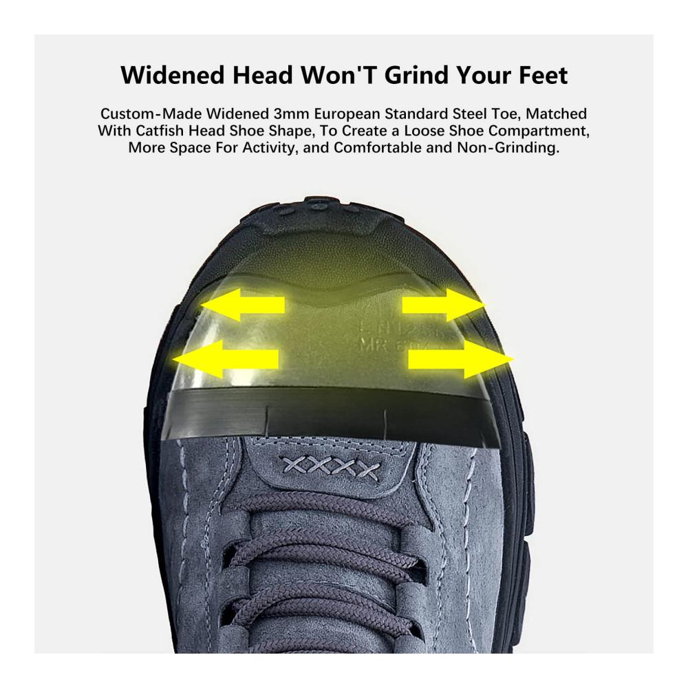 Leichte Herren- und Damen-Wanderschuhe für Outdoor-Camping | Trekkingschuhe in Grau | Größe 44