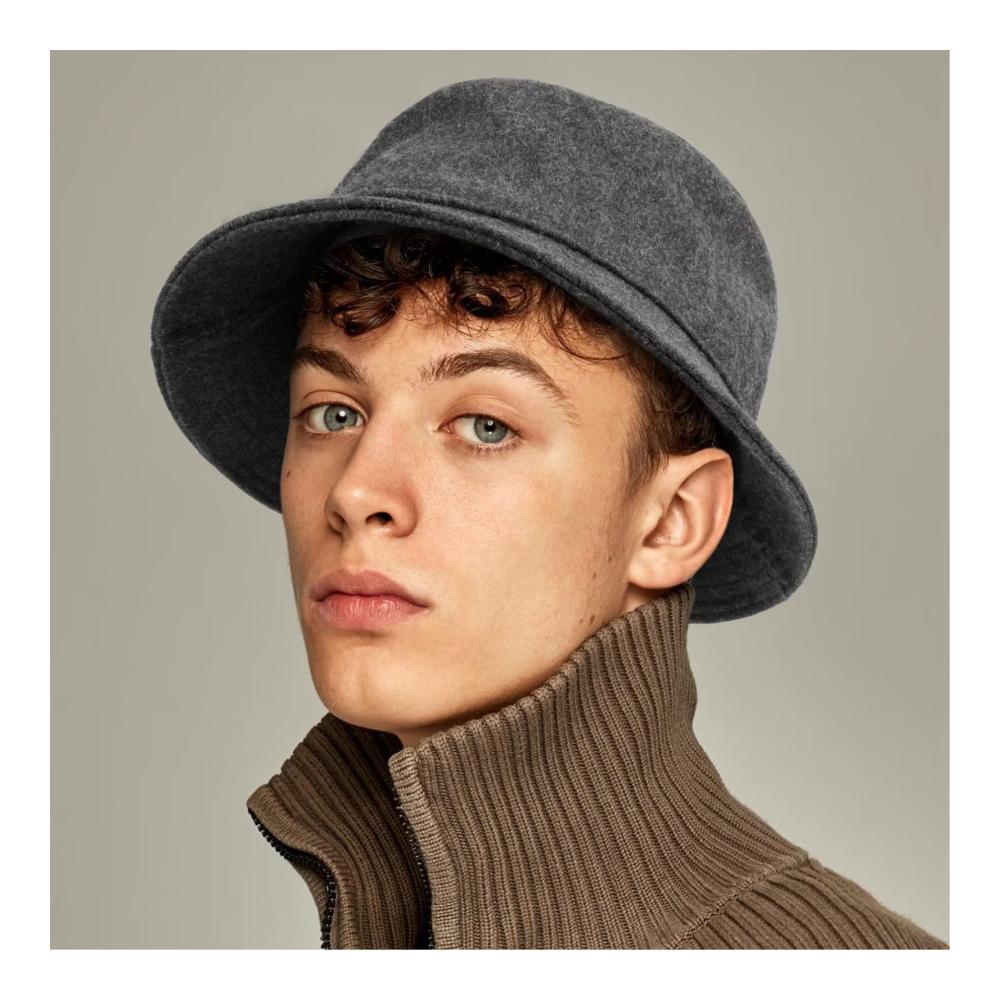 Winter Bucket Hat aus hochwertiger Wolle – Stilvoller Fischerhut für Damen und Herren