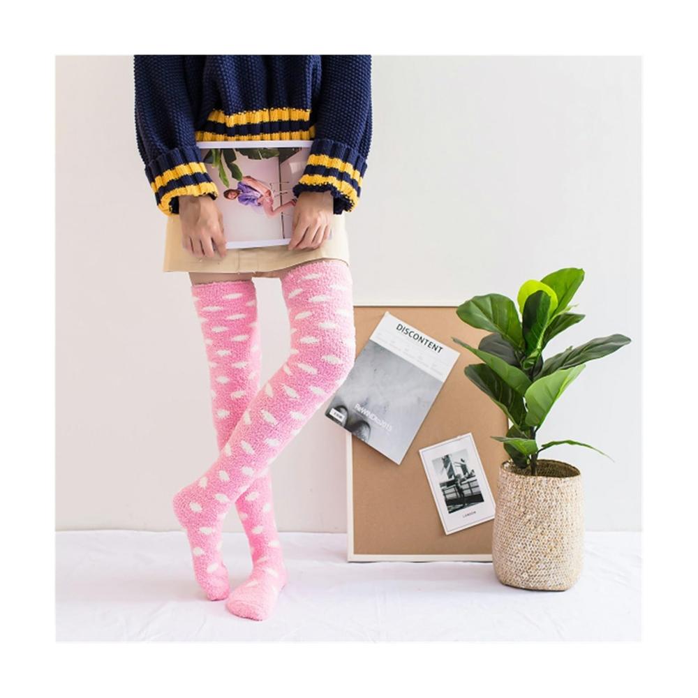 Pink And White Dots
