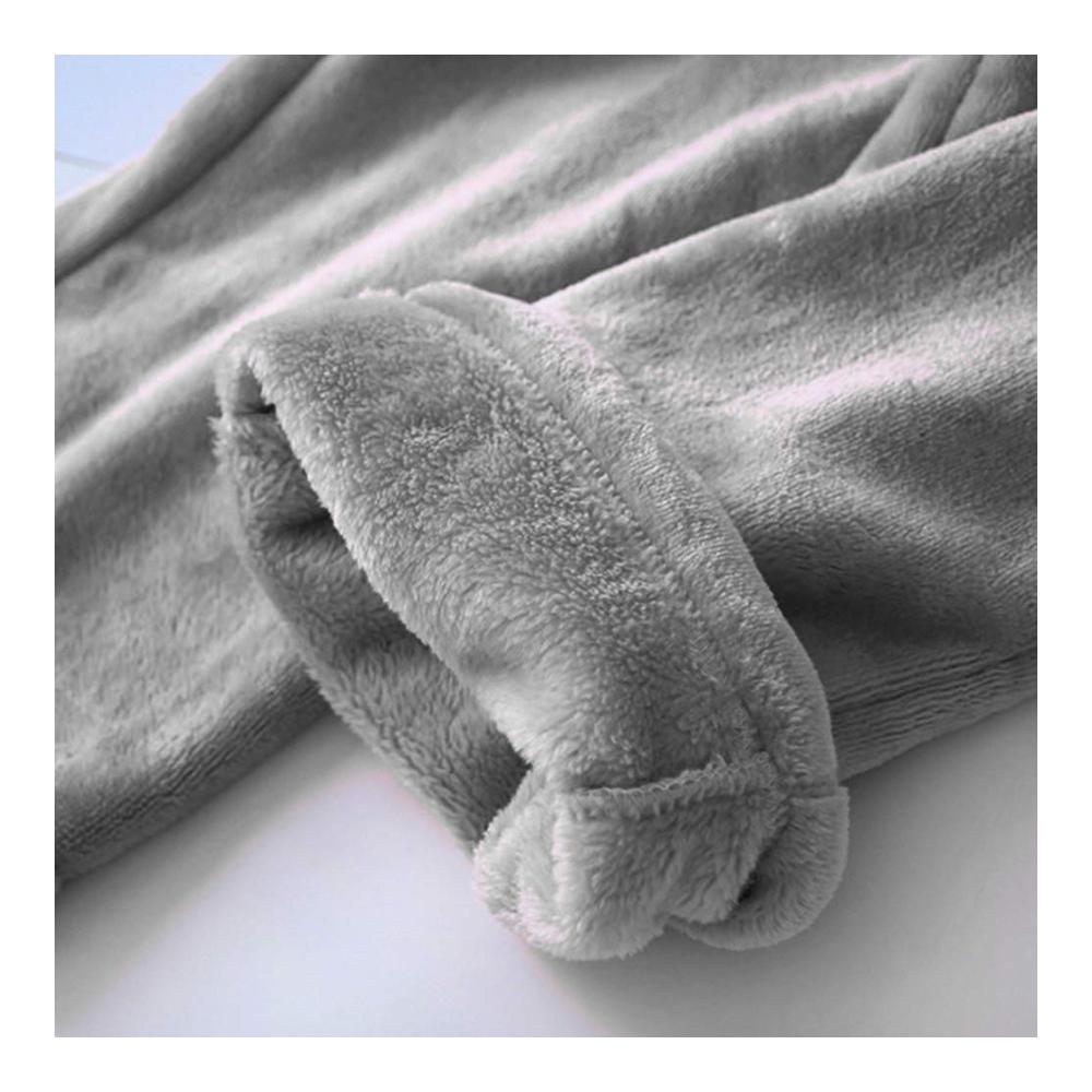 Plüsch-Fleece Schlafanzughose Warme Unisex Pyjamahose - Damen/Herren Home Freizeithose