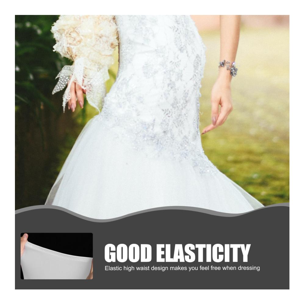 Meerjungfrau Brautkleid Petticoat - Weißer Unterrock für Fischschwanz Hochzeitskleider