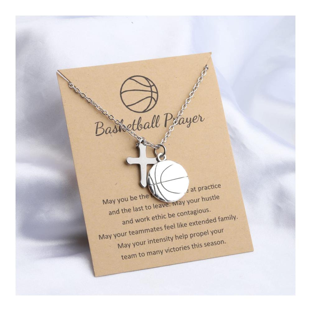 Basketball-Anhänger Halskette – Perfektes Geschenk für Basketballspieler und Fans